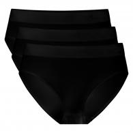 BAMBOO BASIC SEAMLESS FULL BRIEF BELLE 3-pack Black