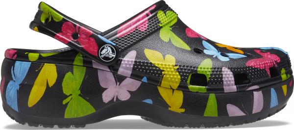 Crocs Classic Platform Graphic Clog Women