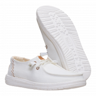 Wendy Chambray Grid Snow White