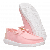 Wendy Chambray Grid Pale Pink