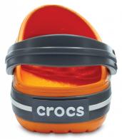 CROCS Crocband Clog Kids Blazing Orange / Slate Grey