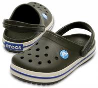 CROCS Crocband Clog Kids Dark Camo Green / Stucco