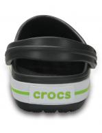 CROCS Crocband Clog Kids Graphite / Volt Green