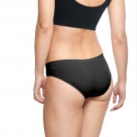 BAMBOO BASIC SEAMLESS HIP SLIP CHLOE 3-pack Black