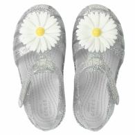 Kids’ Crocs Isabella Charm Sandal Silver