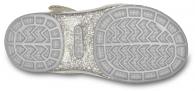 Kids’ Crocs Isabella Charm Sandal Silver