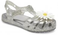 Kids’ Crocs Isabella Charm Sandal Silver