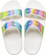 Crocs Classic Spray Dye Sandal white/multi