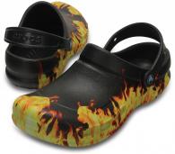 Bistro Graphic Clogs Black