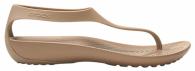 Women’s Crocs Serena Flip Bronze / Bronze