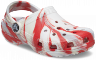Crocs Classic Marbled Kids Clog T 206838 White/Flame