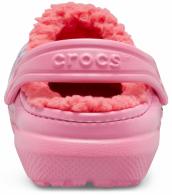  Crocs Classic Printed Lined Clog Kids Pink Lemonade