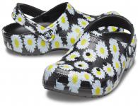 Crocs Classic Vacay Vibes Clog Black Daisy