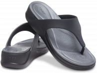 Women’s Crocs Boca Wedge Flip Black