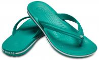 CROCS Crocband Flip Tropical Teal / White