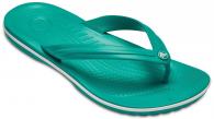 CROCS Crocband Flip Tropical Teal / White