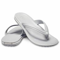 CROCS Crocband Flip light grey/white