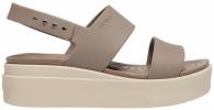 Women’s Crocs Brooklyn Low Wedge mushroom/stucco