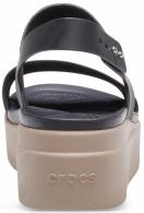 Women’s Crocs Brooklyn Low Wedge Black / Mushroom