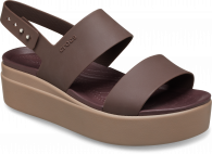 Women’s Crocs Brooklyn Low Wedge Mocha /Mushroom