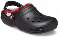 Crocs Classic Lined Camo Clog Black / Red
