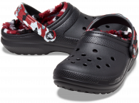 Crocs Classic Lined Camo Clog Black / Red