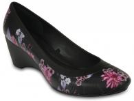 Crocs Lina Wedge Black / Plum