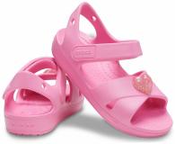  Crocs Classic Cross Strap Sandal Pink Lemonade