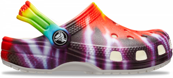 CROCS CLASIC TIE DYE GRAPHIC KIDS CLOG
