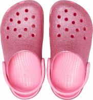 Classic Glitter Clog Kids Pink Lemonade