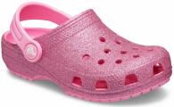 Classic Glitter Clog Kids Pink Lemonade