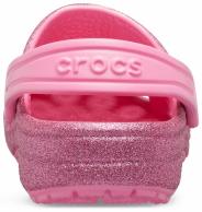 Classic Glitter Clog Kids Pink Lemonade