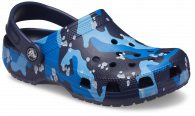 Crocs Classic Camo Kids Clog Navy / Multi