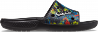 Crocs Classic Tie Dye Graphic Slide Multi/Black