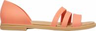 Crocs Tulum Open Flat grapefruit/tan