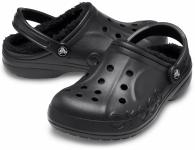  Crocs Baya Lined Clog Black / Black