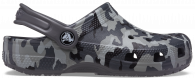 Crocs Classic Camo Kids Clog Black/grey