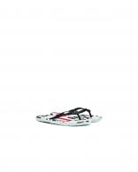 HUNTER EXPLODED LOGO FLIP FLOP - ženske japonke Black