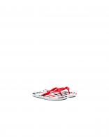 HUNTER EXPLODED LOGO FLIP FLOP - ženske japonke Hunter White