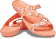 Crocs Kadee II Graphic Sandal Papaya / Multi