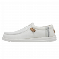 Wally Break Stitch White