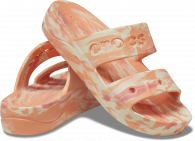 Crocs Baya Platform Marbled Sandal Papaya / Multi