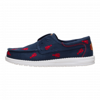 Wally Cru Embroidered Navy / Red
