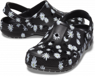 Baya Seasonal Printed Clog Black/Daisy