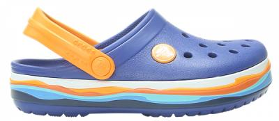 Kids Crocband™ Wavy Band Clog