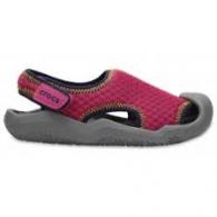 Crocs Swiftwater Sandal Kids Neon Magenta/Slate Grey