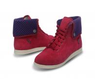 Crocs Lo Pro Suede Hi Top Sneaker pomegranate/mulberry