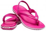 Kids’ Crocband™ Strap Flip Candy Pink