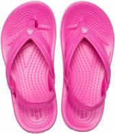 Kids’ Crocband™ Strap Flip electric pink