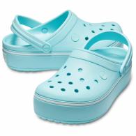 Crocband™ Platform Clog Ice Blue / Ice Blue